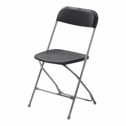 Klappstuhl Budget schwarz/grau