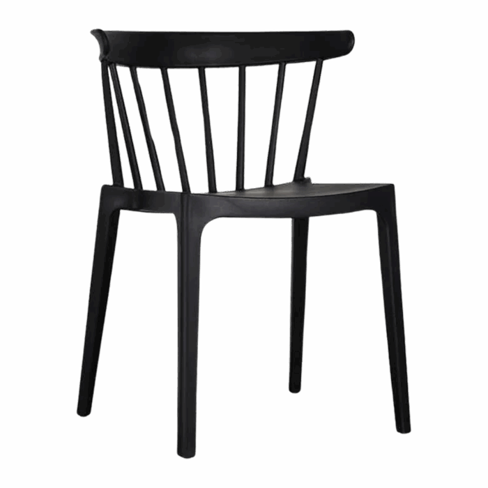 Medaillon Stuhl Windson Schwarz copy