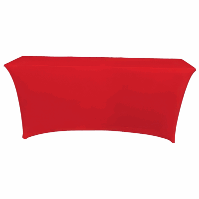 Tischhusse Stretch Rot