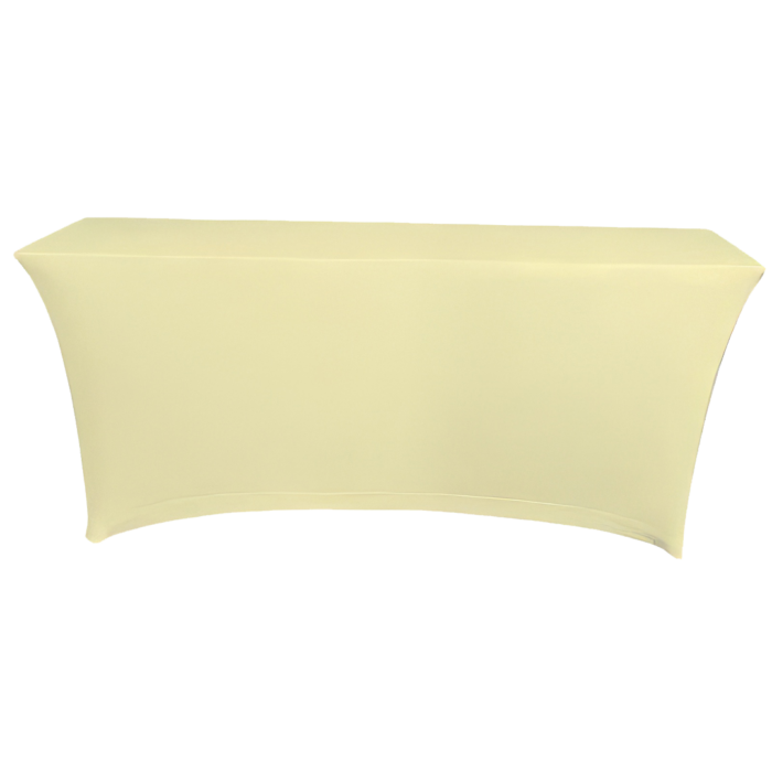 Tischhusse Stretch Creme