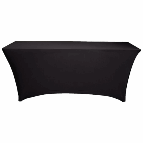 Tischhusse Stretch Schwarz