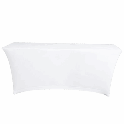 Tischhusse Stretch Weiß