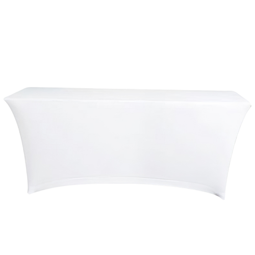 Tischhusse Stretch Weiß (3 Größen)