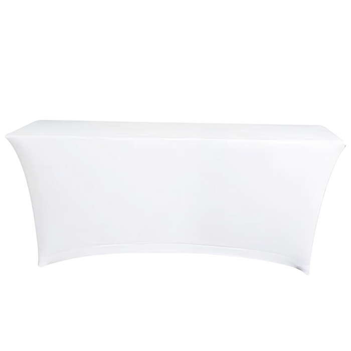 Tischhusse Stretch Weiß