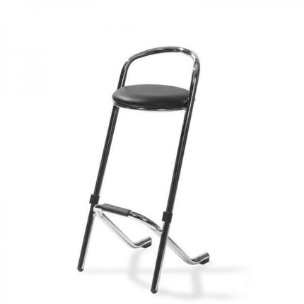 Barhocker stapelbar Chrom schwarz