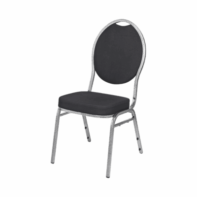 Bankettstuhl Herman Deluxe Schwarz