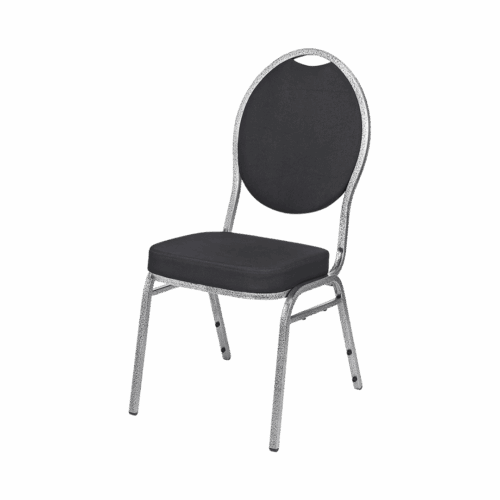 Bankettstuhl Herman Deluxe Schwarz