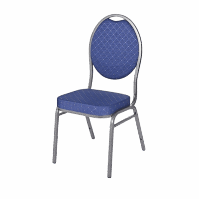 Bankettstuhl Herman Marineblau