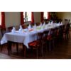 Restaurant Tischwäsche glatt weiß damast