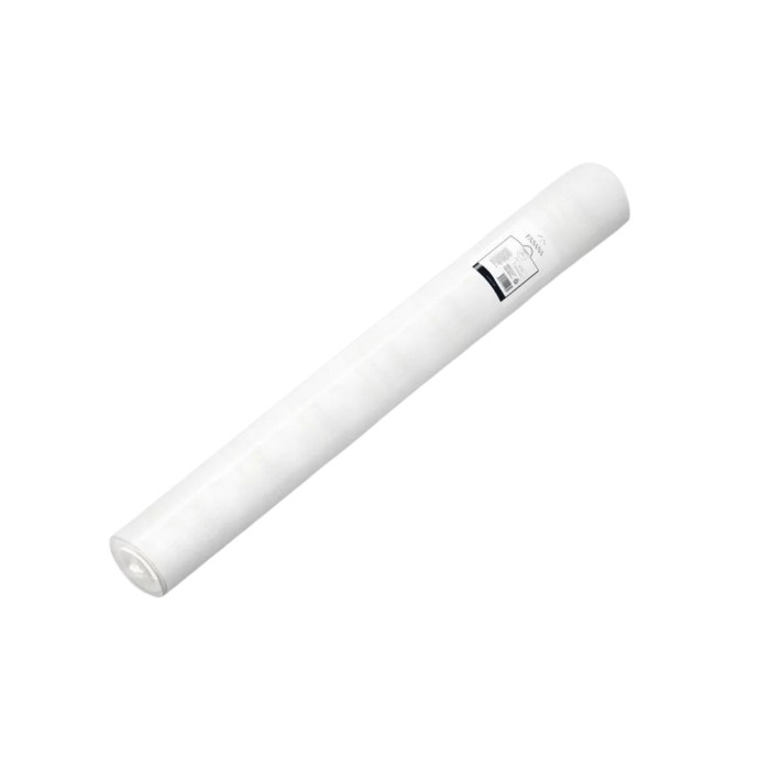 Damast-Tischtuchrolle Pearl White 120 cm x 50 m 6 Stück