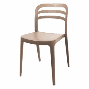Outdoor-Stapelstuhl Wave Kunstoff Sand/Beige