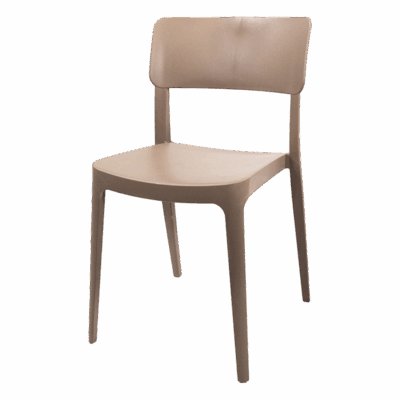 Outdoor-Stapelstuhl Wing Kunststoff Sand/Beige