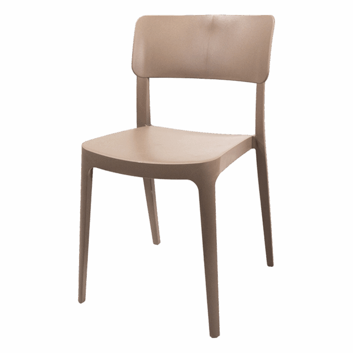 Outdoor-Stapelstuhl Wing Kunststoff Sand/Beige