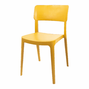 Outdoor-Stapelstuhl Wing Kunststoff Senf/Gelb