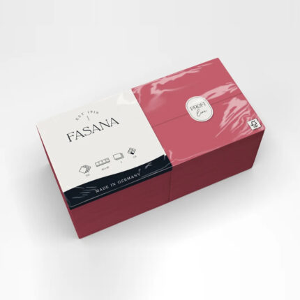 Zelltuchservietten 1/4 Falzung Velvet Bordeaux