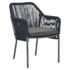 Korbsessel Baleric Blau