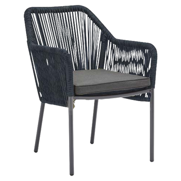 Korbsessel Baleric Blau