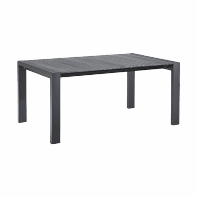 Ausziehtisch Langreo 213/269 x 100 cm Anthrazit/Alu