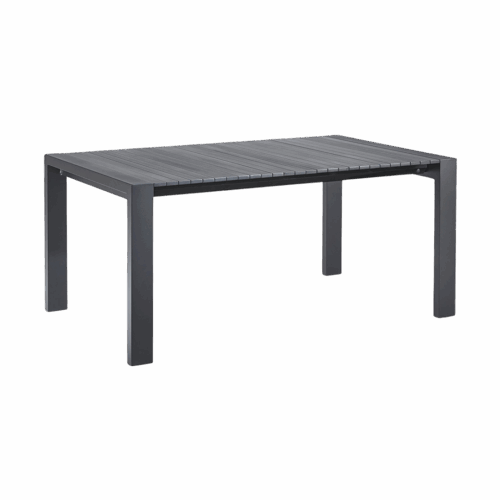 Ausziehtisch Langreo 213/269 x 100 cm Anthrazit/Alu