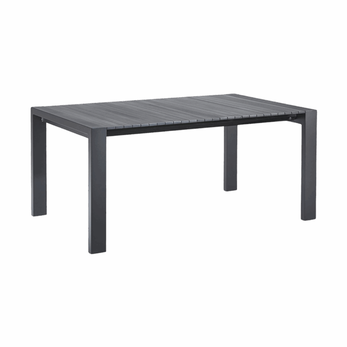 Ausziehtisch Langreo 213/269 x 100 cm Anthrazit/Alu