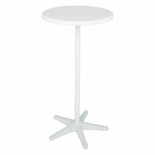 Stehtisch Duo 70 cm Weiß