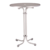 Stehtisch Multiflex mit Schirmloch 80 cm Silber