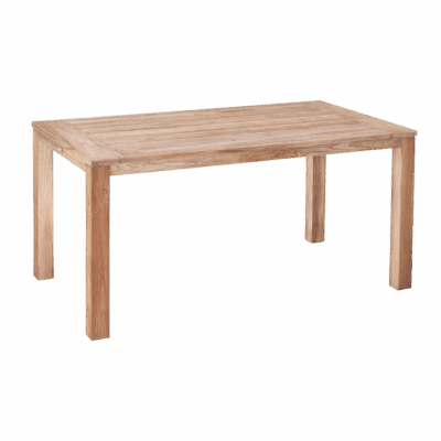 Teak-Tisch Moretti 160 x 90 cm Grey-Wash