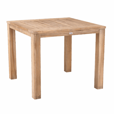 Teak-Tisch Moretti 90 x 90cm grey-wash