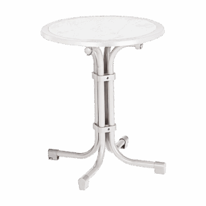 Tisch Boulevard rund 60 cm Ø Weiß