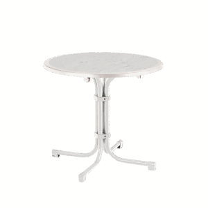 Tisch Boulevard rund 80 cm Weiß