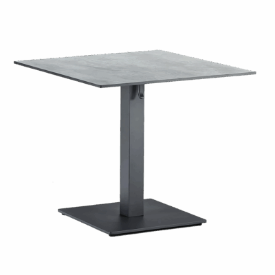 Tisch Cervia 80 x 80 cm Anthrazit/HPL