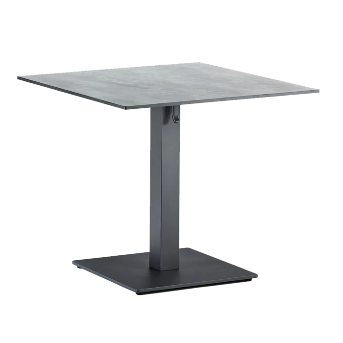 Tisch Cervia 80 x 80 cm Anthrazit/HPL