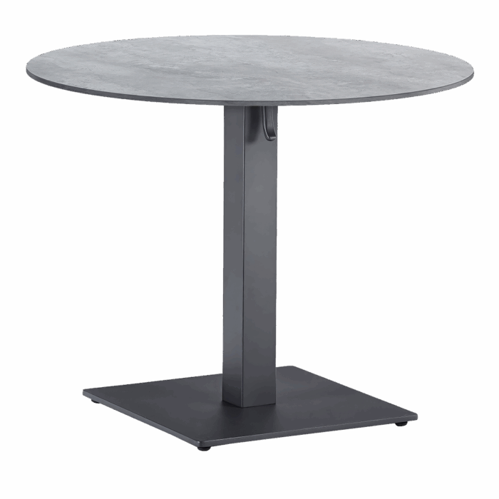 Tisch Cervia 90 cm Ø Anthrazit/HPL