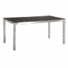 Tisch Marbella 160 x 90 cm Edelstahl/Ardesia