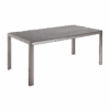 Tisch Seattle 180 x 90 x 76 cm Silber/Anthrazit