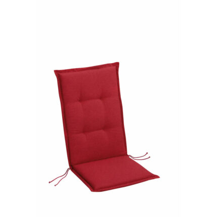 Sesselauflage 120 x 50 x 7 cm Rot