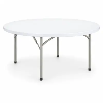 Catering-Tisch rund 70152 mit 152 cm Durchmesser und klappbarem Metallgestell
