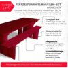 Festzeltgarniturhussen-Set München Stretch Bordeaux
