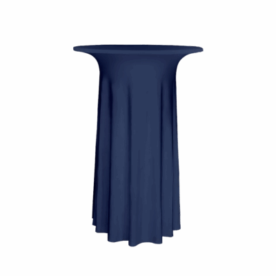 Deluxe-Stehtischhusse Luxor Blau (3 Größen)