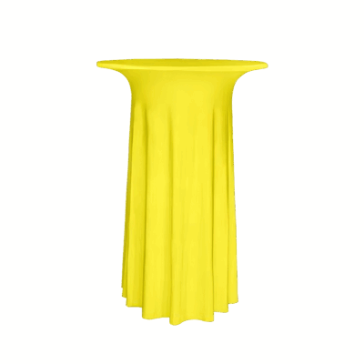 Stehtischhusse Gelb