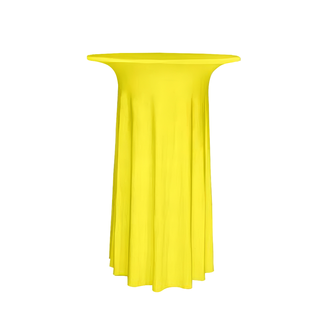 Stehtischhusse 80 cm Gelb
