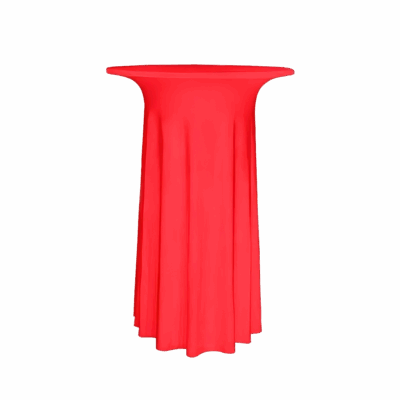 Stehtischhusse Luxor Rot