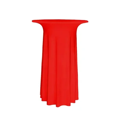 stehtischhusse 80 cm rot