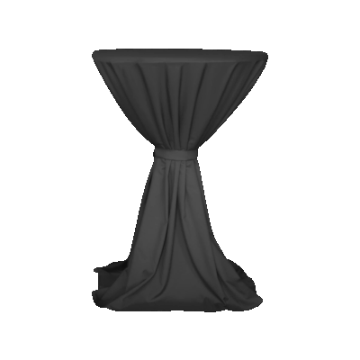 Stehtischdecke Anthrazit
