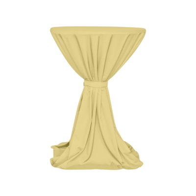 Stehtischdecke Creme