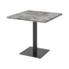 Biergartentisch Oscar Beton Laminat 80 x 80 cm Tischplattendicke: 28 mm