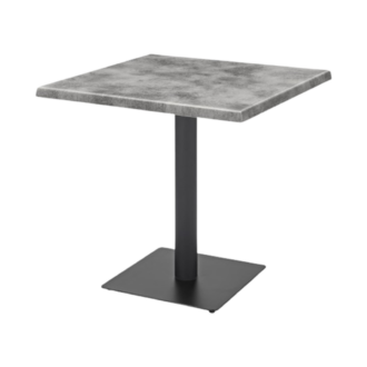 Biergartentisch Oscar Beton Laminat 80 x 80 cm Tischplattendicke: 28 mm