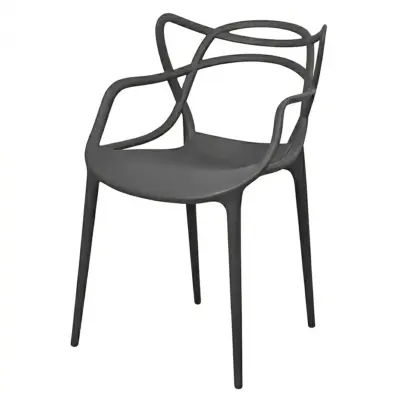 Restaurantstuhl Vegas Grau