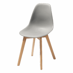 Keeve Stapelstuhl Grau