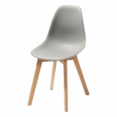Keeve Stapelstuhl Grau